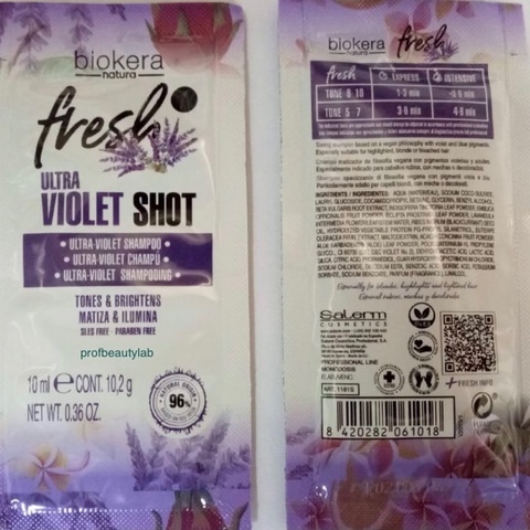 Пробник Шампунь для волос Fresh Ultra-Violet Shot , 10 мл